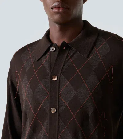 Our Legacy Evening Polo In Brown