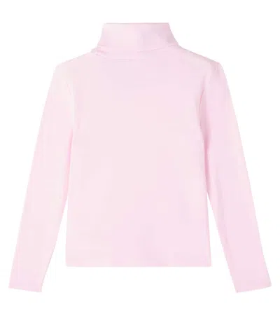Polo Ralph Lauren Roll Neck Long-sleeve T-shirt In Pink