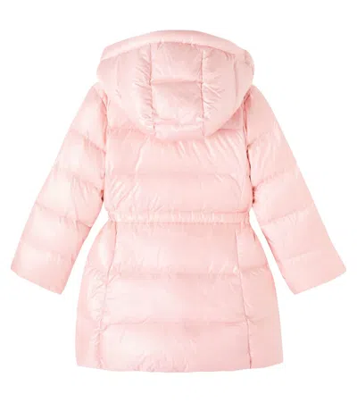 Polo Ralph Lauren Quilted Down Coat In Pink