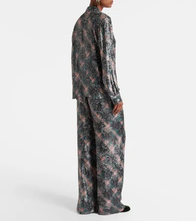 Dries Van Noten Chowy Emb Shirt In Multi