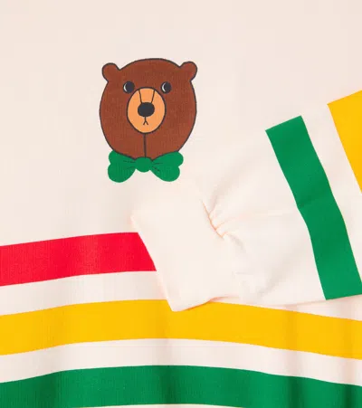 BEAR条纹棉质针织运动衫