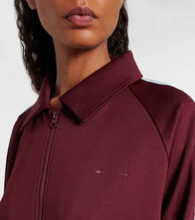 The Upside Vitesse Pari Track Jacket In Brown