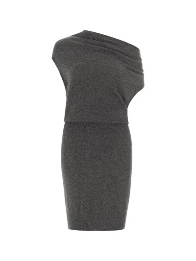 Brochu Walker The Lori Sleeveless Cashmere Mini In Gray