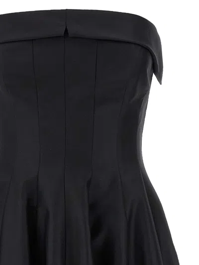 Alberta Ferretti Alberta Ferreti Wool Silk Dress In Black