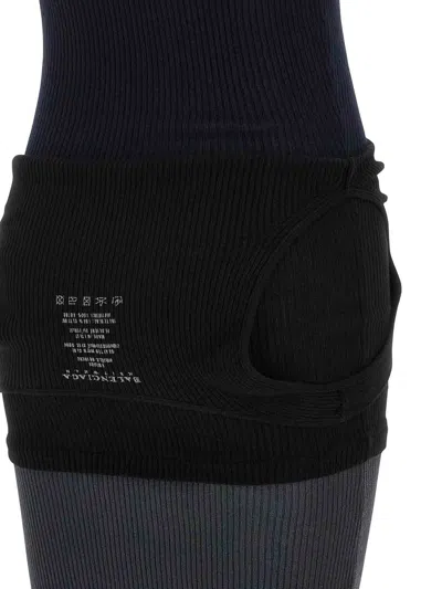 Balenciaga Women Upside Down Long Dress In Blue