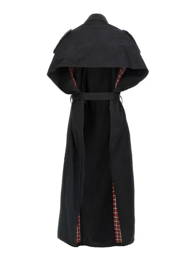 Balenciaga Stole Trench Coat Coats And Trench Coats Black