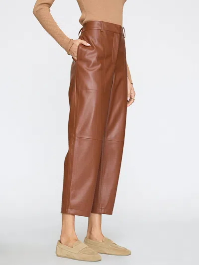 Brochu Walker The Stone Vegan Leather Pant In Brown