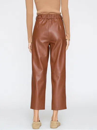 Brochu Walker The Stone Vegan Leather Pant In Brown