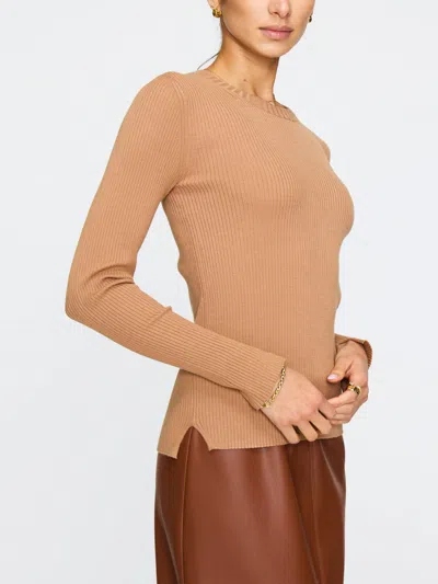 Brochu Walker The Tamsin Skinny Rib In Neutral