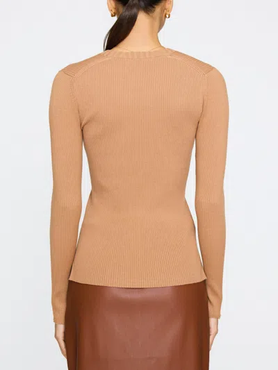 Brochu Walker The Tamsin Skinny Rib In Neutral