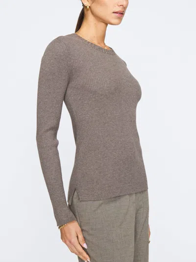 Brochu Walker The Tamsin Skinny Rib In Gray