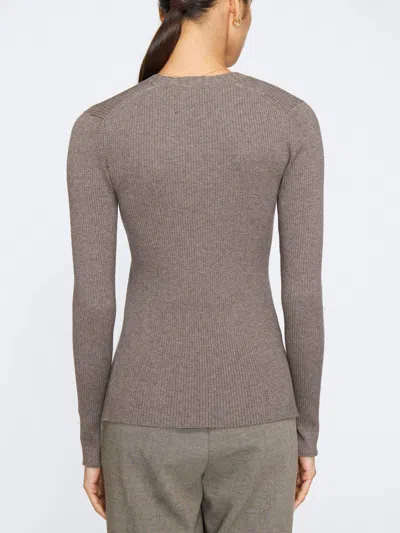 Brochu Walker The Tamsin Skinny Rib In Gray