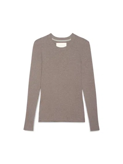 Brochu Walker The Tamsin Skinny Rib In Gray