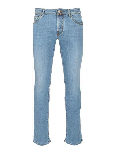 Jacob Cohen Mid-rise Straight Leg Jeans In Blue