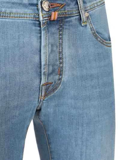 Jacob Cohen Mid-rise Straight Leg Jeans In Blue