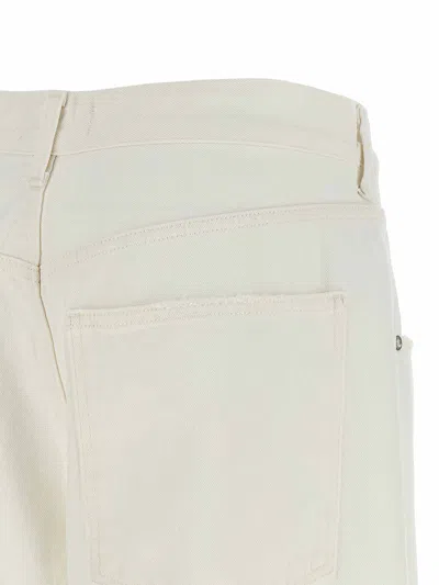 Agolde Wide Jeans Vana Fold White In White