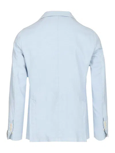 Guarinucci Single-breasted Patch-pocket Blazer In Blue