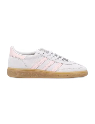 Adidas Originals Handball Spezial Suede 3-stripes Sneakers In White