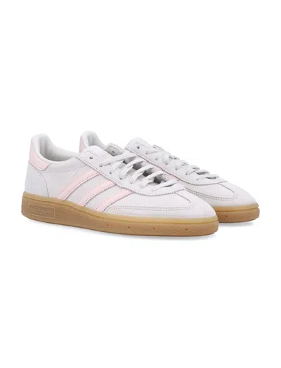Adidas Originals Handball Spezial Suede 3-stripes Sneakers In White