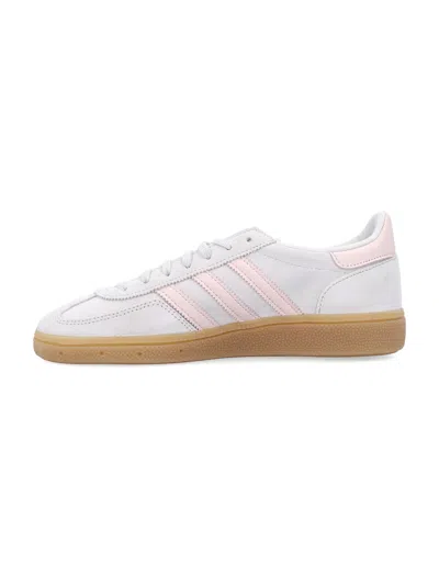 Adidas Originals Handball Spezial Suede 3-stripes Sneakers In White