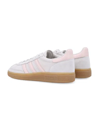 Adidas Originals Handball Spezial Suede 3-stripes Sneakers In White