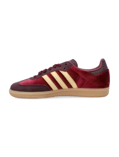 Adidas Originals Samba Og Sneakers In Burgundy