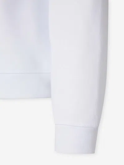 Dsquared2 Logo-printed Drawstring Hoodie In White