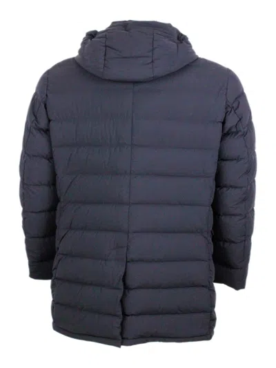 Moorer Calegari-l Jacket In Blue