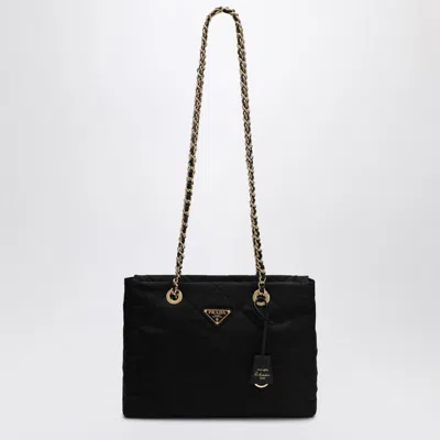 Prada 1995 Chain Shoulder Bag Re-edition In Black