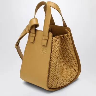 Loewe Compact Hammock Leather Handbag In Brown