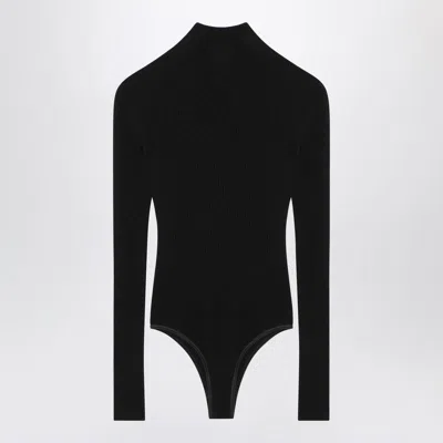 Alaïa High Neck Body In Black