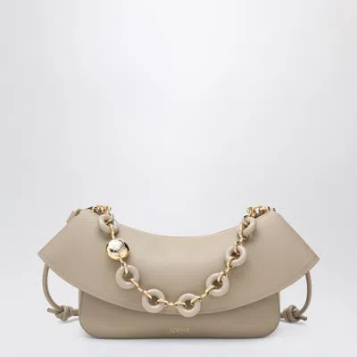 Loewe Women Ola Medium Leather Shoulder Bag In Orange