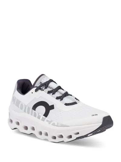 On Running Cloudmonster Sneakers With Technical Fabric Upper And Ultralight Sole In White