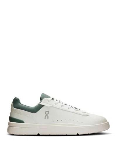 On Running The Roger Advantage Leather Sneakers In White