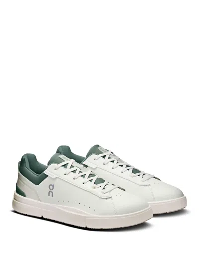 On Running The Roger Advantage Leather Sneakers In White