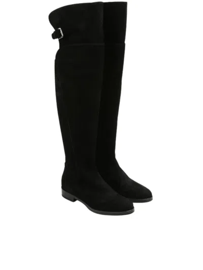 Dolce & Gabbana Leather Boots In Black
