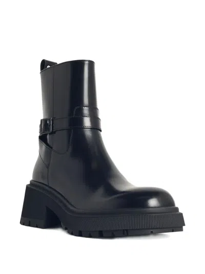 Jimmy Choo Women Patent-leather Conny Ankle Boots In Black