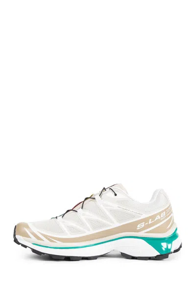 Salomon Xt-6 Panelled Mesh Sneakers In White