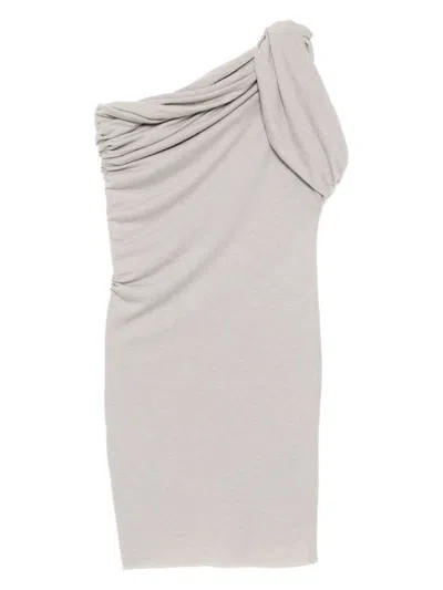 Rick Owens Asymmetrical Cotton Tank Top In Multi
