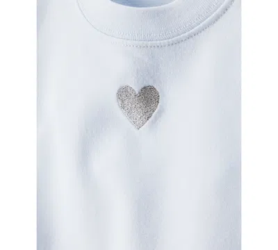 Carter's Baby Girls Heart-print Bodysuit, Pullover Top & Flare Pants Set, 3 Piece Set In Multi