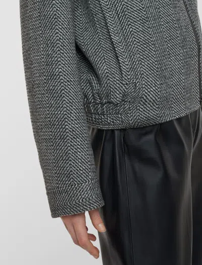 Joseph Gustave Linear Double Face Wool Jacket In Multi