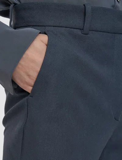 Joseph Tafira Gabardine Stretch Trousers In Blue