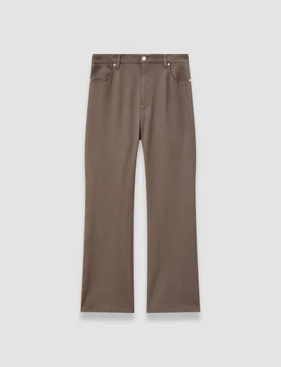 Joseph Duke Gabardine Stretch Trousers In Brown