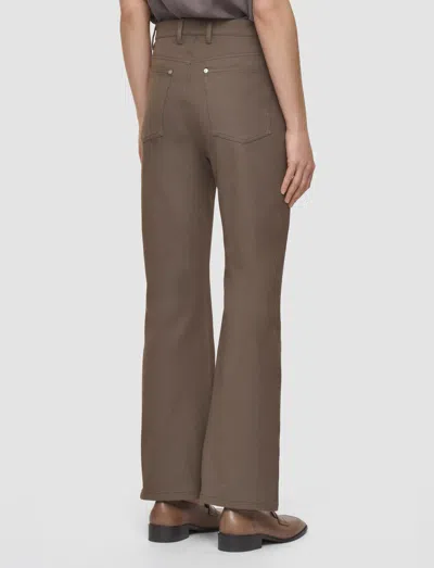 Joseph Duke Gabardine Stretch Trousers In Brown