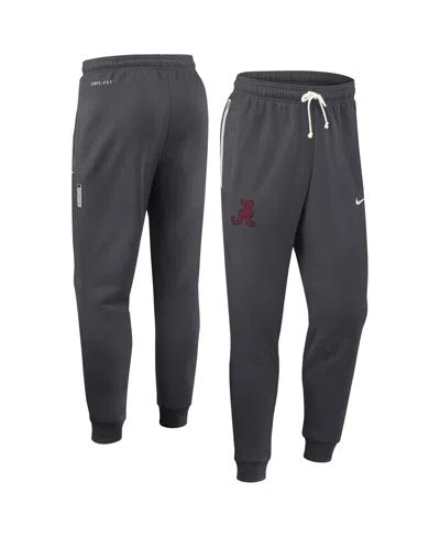 Nike Anthracite Alabama Crimson Tide 2025 Sideline Performance Taper Pants In Gray