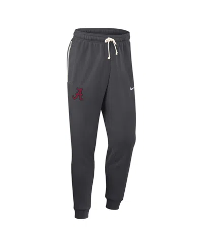 Nike Anthracite Alabama Crimson Tide 2025 Sideline Performance Taper Pants In Gray