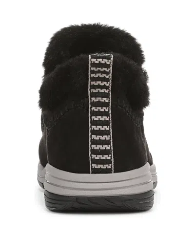 Ryka Rykä Arrow Faux Fur Trim Slip-on Bootie In Black
