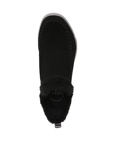 Ryka Rykä Arrow Faux Fur Trim Slip-on Bootie In Black