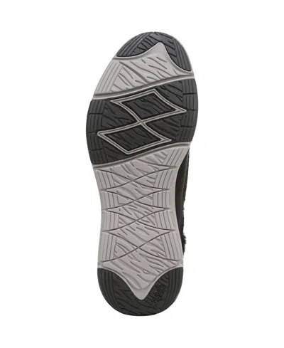 Ryka Rykä Arrow Faux Fur Trim Slip-on Bootie In Black