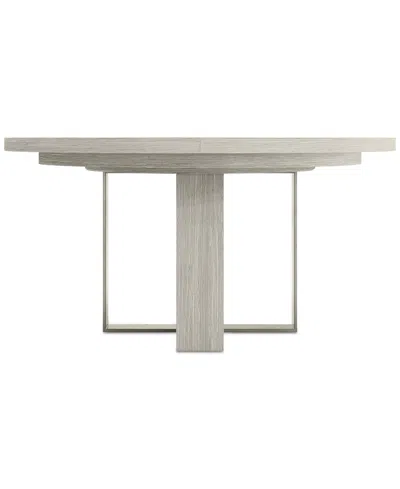 Bernhardt Tempo Round Dining Table In Gray